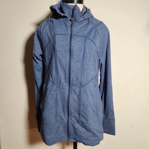Athleta  rishi Hoddie women's sz M  blue - Picture 1 of 12